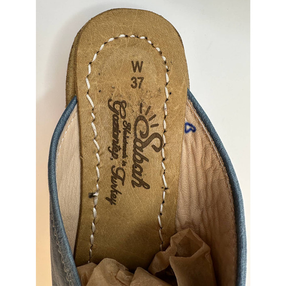 Sabah Babas Classic Baba Turkish Size 37 US 5 GORGEOUS Blue Color Rare Brand New - Picture 13 of 13